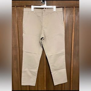Peau de Loup straight leg trouser tan, brand new